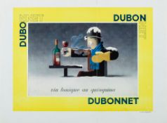 CASSANDRE, A M (d`apres) - DUBO, DUBON, DUBONNET offset lithographic poster in colours, cond. A, not