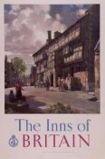 SQUIRRELL, Leonard Russell (1893-1979) - THE INNS OF BRITAIN lithographic poster in colours, c.1950,
