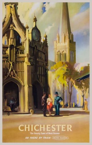 BUCKLE, Claude H. RI. (1905-1973) - CHICHESTER, British Railways lithographic poster in colours,