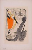 TOULOUSE-LAUTRE DE, Henri  (1864-1901) - JANE AVRIL, from les Maitres de l`affiche lithographic