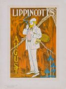 CARQUEVILLE, William (1871-1946) - LIPPINCOTT`S,  from les Maitres de l`affiche Pl.132