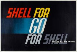 KAUFFER, Edward McKnight Hon. R.D.I. - SHELL FOR GO FOR SHELL lithographic poster in colours,