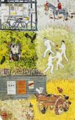 DEIGHTON,  Leonard Cyril (b.1929) - IN LONDON`S COUTRY; VILLAGE LIFE lithographic poster in colours,
