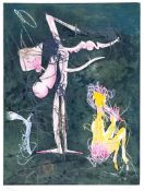 Roberto Sebastián Matta (1911-2002) - Untitled etching with aquatint printed in colours, signed in