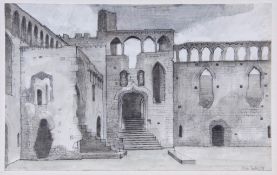 Valerie Thornton (1931-1991) - St. David`s (+ nine other works) seven etchings with aquatint printed