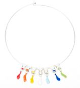 Arman (1928-2005) - Paint Tube Necklace enamel necklace multiple, 2001, each tube stamp signed and