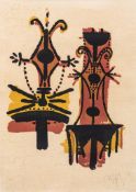 Wifredo Lam (1902-1982) - Pour Jorn lithograph in colours, signed in pencil, numbered 68/100,