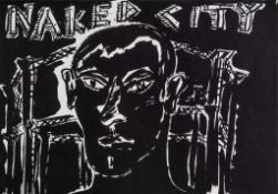 Peter Doig & Flick Allen - The Naked City the portfolio, 1986, comprising twelve lithographs, with