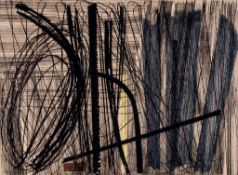 Hans Hartung (1904-1989) - Composition etching with aquatint printed in colours, signed in pencil,