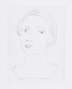 Henry Moore (1898-1986) - Head of a Girl II (c.505) etching with drypoint, 1979, a proof aside