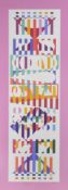 Yaacov Agam (b.1928) - from, The Menorah Series five screenprints in colours, ca. 1985, each