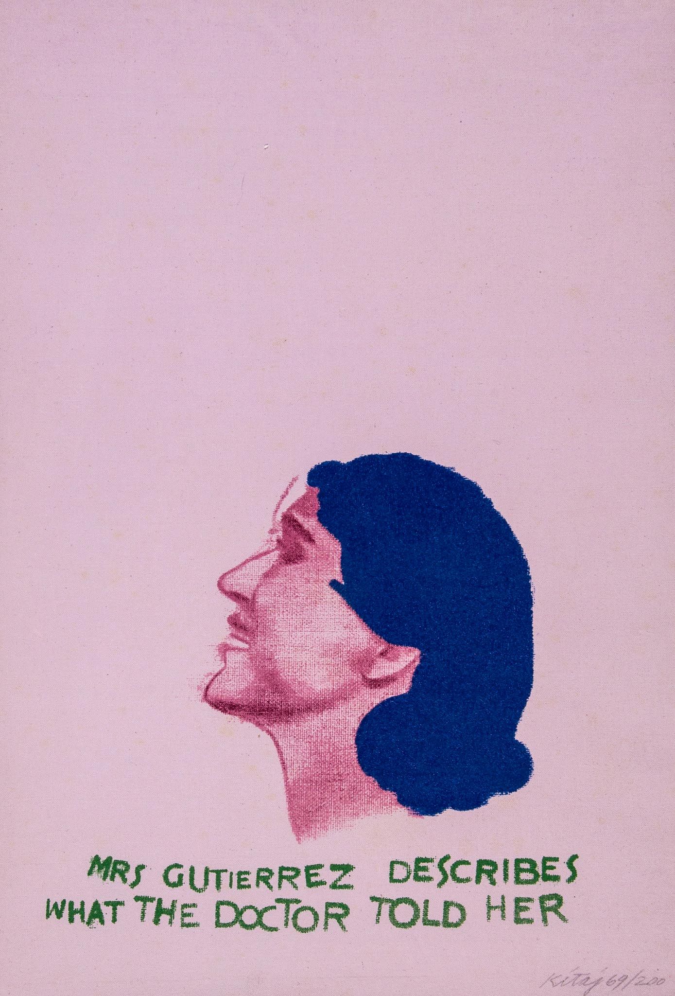 R.B. Kitaj (1932-2007) - A Day Book by Robert Creeley the portfolio, 1972, comprising twelve - Image 2 of 12