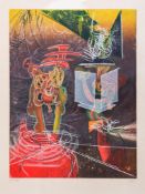 Roberto Sebastian Matta (1911-2002) - Untitled etching with aquatint printed in colours, signed in