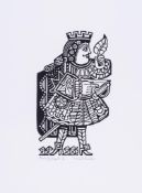 Edward Bawden (1903-1989) - The King of Hearts; The Jack of Hearts two linocuts, each signed and