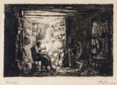 Anthony Gross (1905-1984) - La Soupe etching with aquatint, a fine, richly inked impression, 1924,