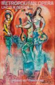 Marc Chagall (1887-1985)(after by Charles Sorlier) - Carmen (S.39) lithograph printed in colours,