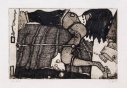 Horst Janssen (1929-1995) - Les Bras No.3 (Les Bras No.5) two etchings with aquatint, 1970, both