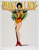 Mel Ramos (b.1935) - Phantom Lady screenprint in colours, 1989, signed in pencil, numbered LC 7/