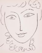 Henri Matisse (1869-1954) - Madame Pompadour, Portraits (d.670) lithograph, 1954, on wove paper, the