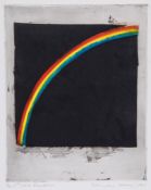 Norman Ackroyd (b.1938) - Second Little Rainbow aquatint printed in colours, 1971, signed, tiled and