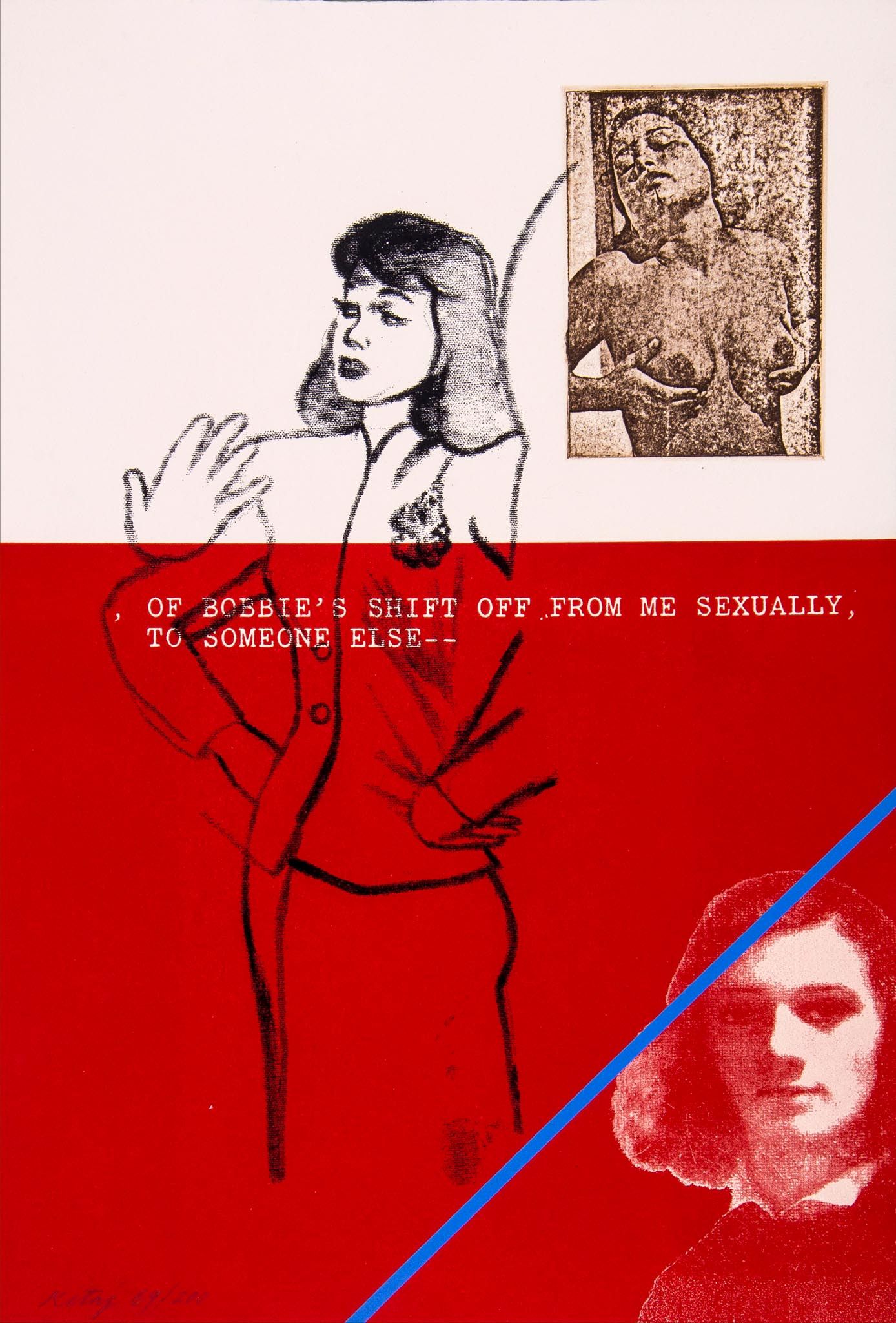 R.B. Kitaj (1932-2007) - A Day Book by Robert Creeley the portfolio, 1972, comprising twelve - Image 8 of 12