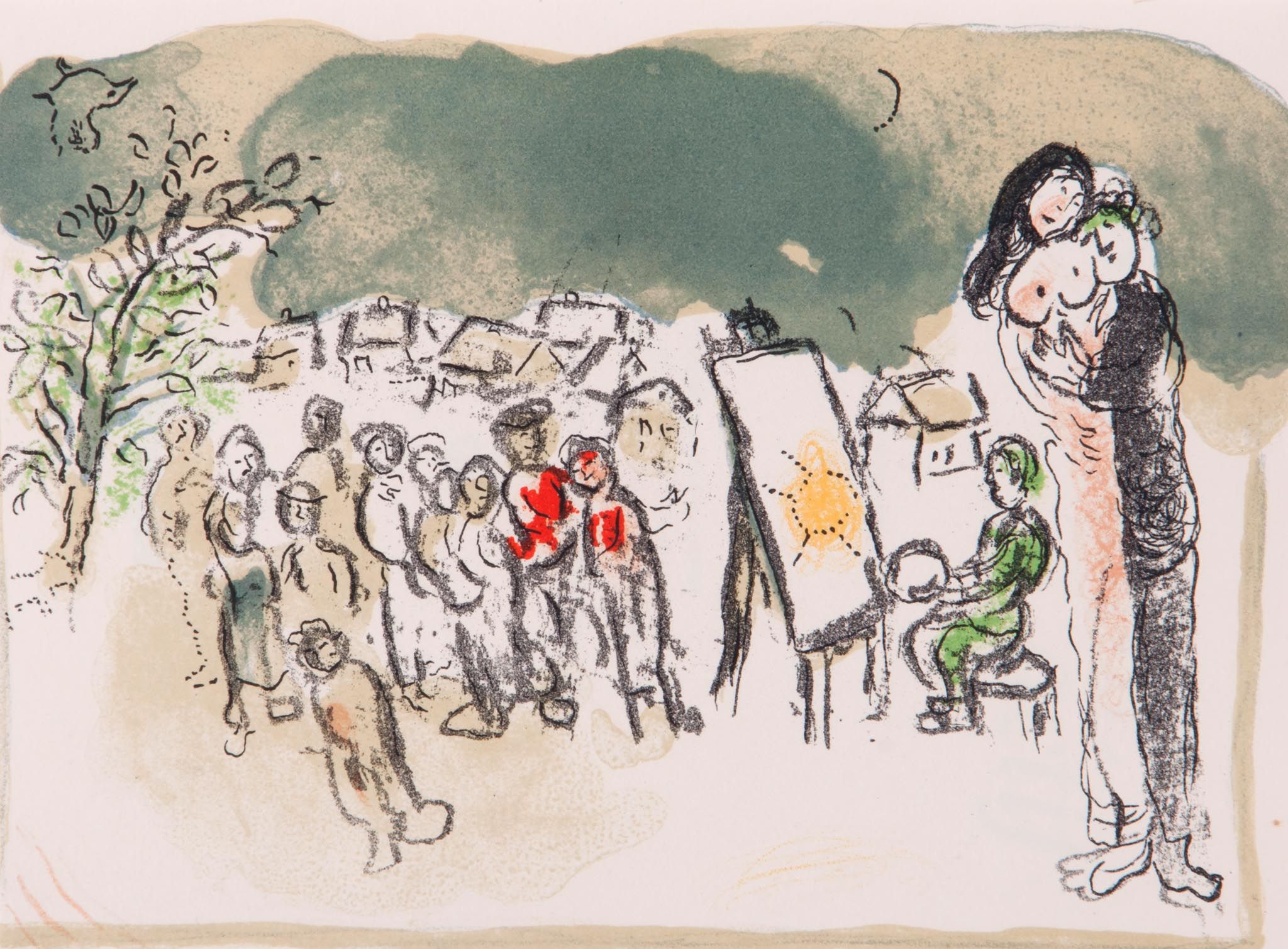 Marc Chagall (1887-1985) - Humanisme actif, Mélanges d`art et de littérature offerts à Julien - Image 2 of 2