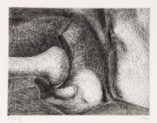 Henry Moore (1898-1986) - Plate XIX, from Elephant Skull etching, 1969, signed and inscribed PL.