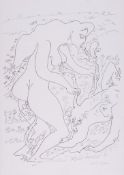 Andre Masson (1896-1987) - Erotic Land lithograph, 1974, signed in pencil, numbered 96/150, on