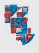 Sonia Delaunay (1885-1979) - Untitled etching with aquatint printed in colours, 1976, signed in