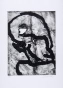 Emil Schumacher (1912-1999) - Hommage to Picasso etching with aquatint, 1973, signed in pencil,