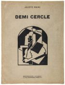 Roche (Juliette) and Albert Gleizes. - Demi Cercle,  one of 500 numbered copies, original printed