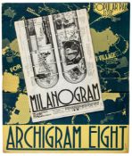 Archigram Eight: Milanogram , "Popular Pak Issue", first edition  (Peter,  editor  )   Archigram
