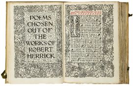 -. Herrick (Robert) - Poems Chosen Out of the Works.., edited by F.S.Ellis,   one of 250 copies on