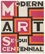 Exhibition Catalogue.- - Modern Art at the Sequi-Centennial Exhibition,  illustrations of works by