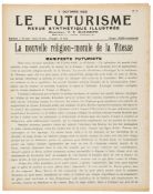editor ), Le Futurisme , Revue Sinthétique Illustreé, 5 issues comprising: no  editor  ),   Le