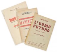 Ginna (Arnaldo) - L`Uomo Futuro,  original wrappers printed in red, extremities lightly browned