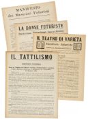 Pratella (Balilla) - Manifesto dei Musicisti Futuristi, n.d. [1910] § Marinetti (F.T.) La Danse