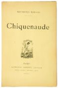 Roussel (Raymond) - Chiquenaude,  first edition  ,   some age-toning to margins, partly unopened,