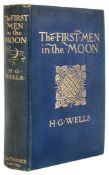 Wells (H.G.) - The First Men in the Moon,  first edition, first issue  ,   12 plates, original