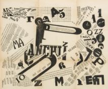 Marinetti (Filippo Tommaso) - Les Mots en Liberté Futuristes,  first edition  ,   4 folding