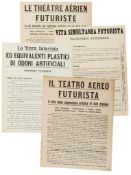 Azari (Fedele) - Il Teatro Aereo Futurista,  Milan  , April 1919; La flora futurista ed