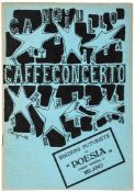 Cangiullo (Francesco) - Caffeconcerto,  Alfabeto a sorpresa  ,   28pp. printed on coloured paper (