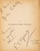 Marinetti (Filippo Tommaso) - La Conquête des Étoiles,  first edition, signed presentation