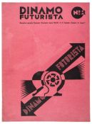 Periodicals.- Depero (Fortunato) and others. - Dinamo Futurista, Anno 1- No.2,   printed in pink  &