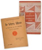 Marinetti (Filippo Tommaso) - Enquête Internationale sur le Vers Libre...,  original brown printed