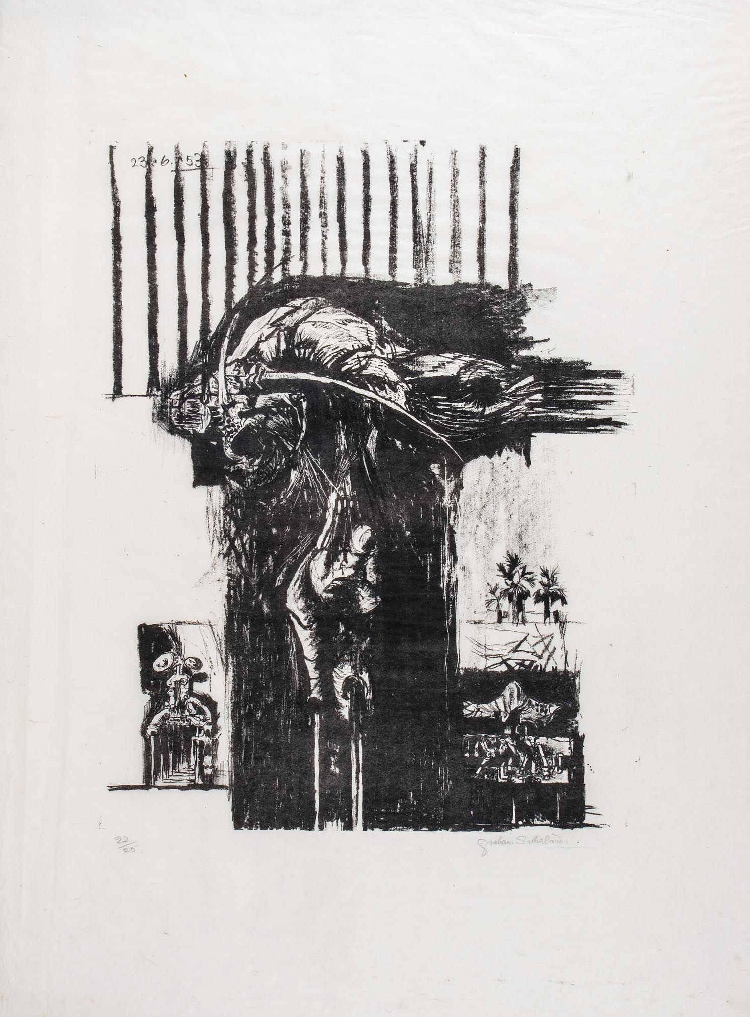 Graham Sutherland (1903-1980)  Le Petite Afrique lithograph, 1953, signed in pencil, numbered