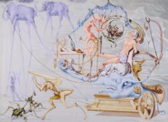 Salvador Dalí (1904-1989) after, Le Char de Bacchus overall size 770 x 1060 mm (30 1/4 x 41 3/4 in)