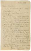 Autograph sledging note signed to Charles Royds, 1p., in pencil, 202 x 122mm (Reginald William,