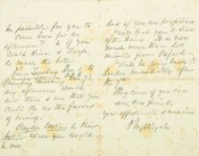 Autograph Letter signed to Flora Masson, 3pp (Florence, reformer of Army Medical Services and of