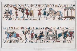 Basire (James) - [The Bayeux Tapestry], plates 3-17 inclusive from vol VI of Vetusta Monumenta,